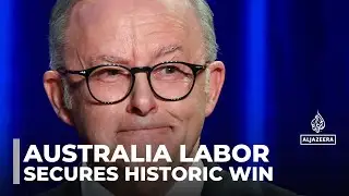 Australia election: Albanese claims historic re-election win for Labor