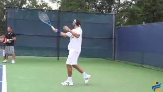 Marcos Baghdatis Slow Motion Serve, Forehand & Backhand 240FPS 1080p