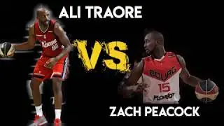 Ali Traore (Strasbourg) vs Zach Peacock (JL Bourg) | Global Sports Analytics