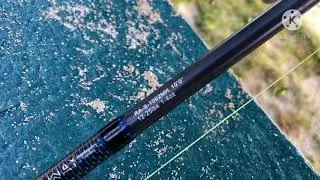 test run of the new okuma rockaway 10fter surf casting rod. no takers!