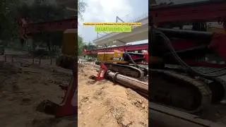 Machines have been arrived in millennium city Centre for old Gurgaon Metro work