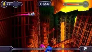 Sonic rivals 2-Silver Story-Chaotic Inferno Zone-Act 3