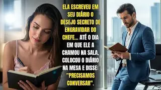VIRGEM, ELA CONFESSOU QUE QUERIA ENGRAVIDAR DO NOVO CHEFE... E O DI&Aacute;RIO FOI PARAR NAS M&Atilde;OS DELE