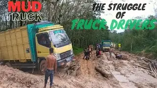 Epic Mud Adventure: Watch Trucks Battle Muddy Roads  #supercars  #muddytruck