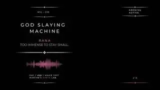 [Vocaloid Cover] Rana &ndash; Ｇｏｄ Ｓｌａｙｉｎｇ Ｍａｃｈｉｎｅ (VSQX/SVP Included) | Marthe's Synth Lab.