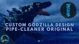 Custom Godzilla design pipe-cleaner Original