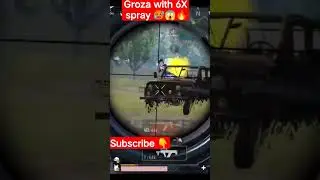 Groza with 6x 😱🥵BGMI pubg unbanned 🥵 #bgmi #pubg #pubgmobile #video #viral #trending #sandyakm