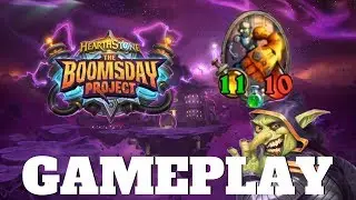 EXCLUSICE BOOMSDAY PROJECT GAMEPLAY! Hearthstone The Boomsday Project Pre-Release