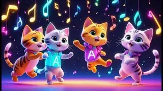 Seven Dancing Kittens Sing the Days + More Nursery Rhymes & Kids Songs