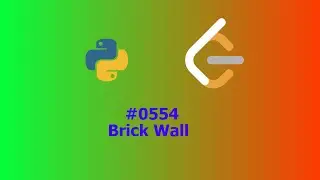 No Sound Leetcode 554: Brick Wall
