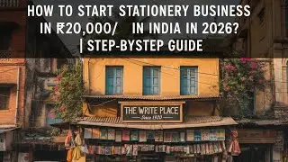 How To Start Stationery Business In ₹25,000 In India (2026) | Step-By-Step Guide