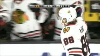 Patrick Kane Wrist Shot Goal vs Los Angeles - 19 Game Point Streak