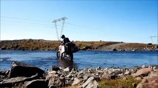 Crossing the river at Haifoss