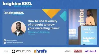 How to use diversity of thought to grow your marketing (seo) team - brightonSEO October 2024