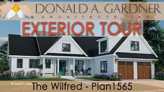 One-story house plan with a modest floor plan and three bedrooms | The Wilfred