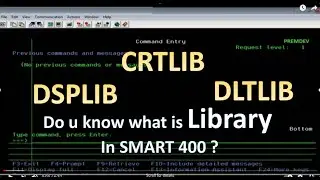 CRTLIB | DSBLIB | DLTLIB | LIBRARY | AS400 university