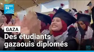 Gaza : les étudiants gazaouis de l'Université Al-Aqsa diplomés malgré les bombes • FRANCE 24