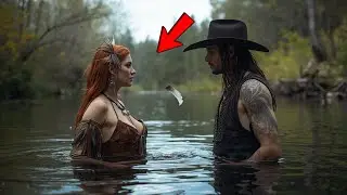 The White Widow Found Him Bathing &mdash; And Saw Much More Than Water..- Cowboy Stories