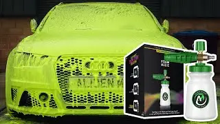 Alien Magic Car Care Foam Magic Snow Foam lance Neon Yellow Coloured Snow Foam