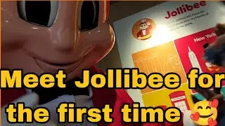 Meet Jollibee for the first time 🥰 #yummy #jollibee  #chicken joy #delicious @Susana ANGELES-b2i-q7o