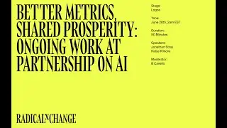 Better Metrics, Shared Prosperity - B Cavello, Katya Klinova, Jonathan Stray - RxC 2020