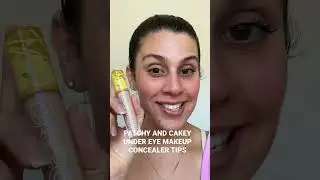 Patchy concealer makeup under eyes and how to fix #shorts