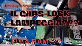 Notebook #hp lampeggia il #capslock