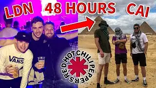 WE FLEW TO GIZA, EGYPT FOR 48 HOURS TO SEE THE RED HOT CHILLI PEPPERS AT THE PYRAMIDS