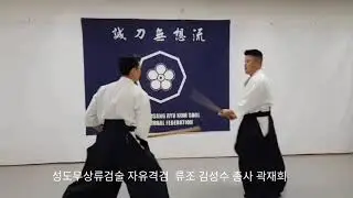 Real Kenjutsu free fighting Boken free sparring sungdo moosang ryu