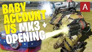 Открытие специального ящика для детского аккаунта + геймплей War Robots WR