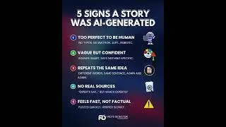 5 Signs a Story Was AI-Generated (Don&rsquo;t Get Fooled)