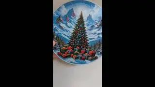 3D Printed Christmas Tree Chromaphane (Filament Painting) - Lithophane Maker Desktop #3dprinting