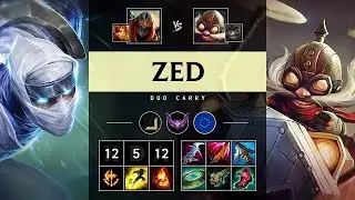 Zed ADC vs Corki: Triple Kill, Dominating - EUW Master Patch 14.23