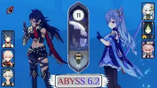 C2 R1 Dehya & C4 R0 Keqing | Spiral Abyss 6.2 ~ Floor 11 | Genshin Impact Luna III