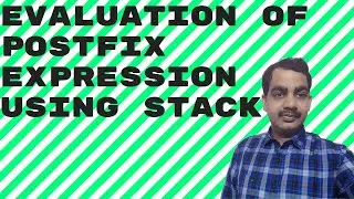 Evaluation of POSTFIX expression using stack| Algorithm with example|| Data structure and algorithm
