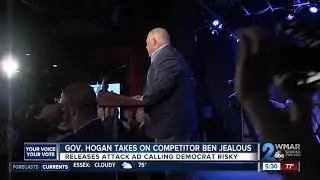Governor Hogan takes on Democratic Gubernatorial nominee Ben Jealous