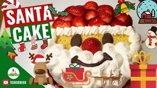 Santa Cake Recipe | How to make Santa Cake | Santa Claus Cake | Santa Cake Ideas