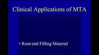 Clinical Application of MTA( Root Canal Filling Material)