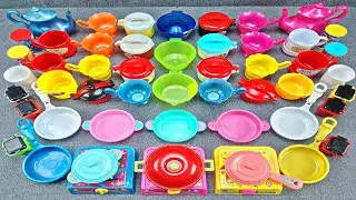 4 Minutes Satisfying With Unboxing Miniature Kitchen Set Teco Set Toys 80