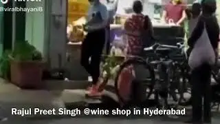 Actress Rakul Preet Singh Wine Shop In Hyderabad | Girls Full Josh For Liquor | Rakul latest news