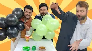 Ping pong challenge eating pizza 🍕 - Balloons 🎈blast game win yummy pizza 😋🍕 #eatingpizza #challenge