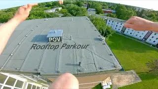 ROOFTOP PARKOUR POV Hamburg - Niendorf (Germany) GoPro Hero 6
