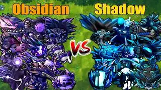 PVZ 1 Fusion 3.4 Challenge!! Team Obsidian VS Team Shadow VS 300 Zombie Random - Who Will Win?