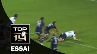 TOP 14 &ndash; Agen &ndash; Bordeaux-B&egrave;gles : 16-31 - ESSAI Arthur Joly (SUA) - Saison 2015/2016