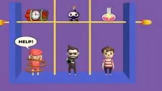 Pin Rescue - Pull The Pin Android Gameplay Walkthrough Levels (54 to 58) part  #6