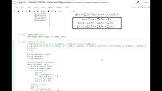 Polynomial Regression using Gauss Elimination - Python Code