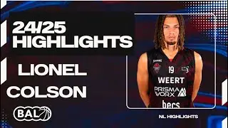 Lionel Colson MID SZN Highlights 2024/25 || BNXT League || BA Limburg