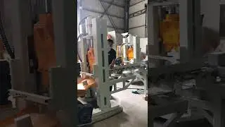 Automatic Stone splitting machine line for granite cobble stone natural surface paving Outdoor floor