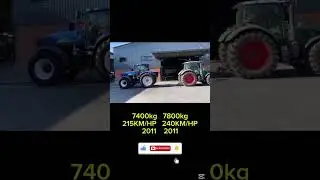 New Holland T7060 VS Fendt 724 Vario #farming #newholland #fendt #tractor