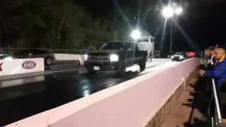 Chevy Callaway truck destroys Camaro at HMP